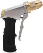 Metal Handheld Water Hose Nozzle with Adjustable Spray Patterns 3/4 Thread by HOME