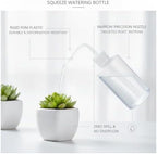 Squeeze Watering Bottle with Narrow Nozzle, POM Plastic for Precise Indoor Plant Care, White (1 PC) - Image 4
