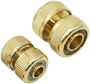 Hose Connector Adapter 5pc 1/2 3/4 Inch Hose Repair Joint Brass 12mm/16mm Hose Joint Garden Greenhouse Water Pipe Adapter (Color : 3I4) by Unknown
