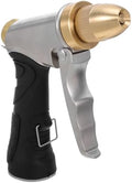 High-pressure Water Hose Nozzle with 3/4 Thread Brass Spray for Garden by GAROZATION