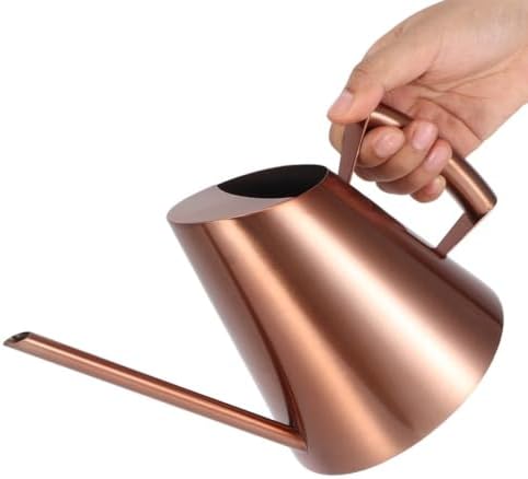 Stainless Steel Indoor Watering Can with Long Spout, Bronze - Image 4