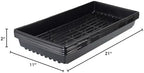 9GreenBox 5 Pack of Durable Black Plastic Growing Trays (with Holes) 21" x 11" x 2" - Planting Seedlings, Flowers, Wheatgrass - Image 4