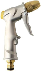 For Watering Plants Washing Garden Hose Nozzle Sprayer Heavy Duty Metal Handheld Water High Pressure 4 Spraying Modes by Unknown