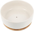 VILLCASE White Ceramic Small Bonsai Pots with Tray, Round Succulent Planter Pot for Home and Balcony, Designed to Collect Excess Water and Prevent Over-Watering by VILLCASE