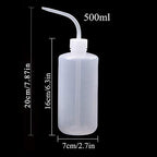 2pcs 500ml/17oz Safety Wash Bottle - Green Plastic Squeeze Bottle for Medical Label Soap Cleaning (Pack of 4) - Image 2