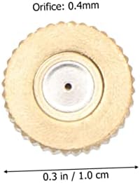 Sosoport 48pcs Low Pressure Brass Nozzle for Garden Spraying Atomizing Spray Head for Irrigation Misting Systems and Outdoor Cooling - Image 3
