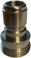 for Stainless Steel Quick Connect Coupler, 3/4 Garden Hose Male X 1/2 Socket by Jstpure