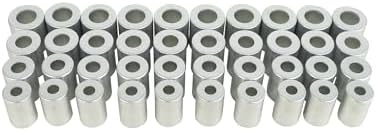 40PCS Hose Ferrule Set #6#8#10#12 Size Aluminium Hose Jacket by Wisepick