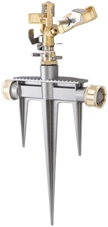 Impact Spike Sprinklers for Yard, 360 Degree Rotating Garden Sprinkler, Water Sprinkler Head on Spike Base for Lawn Large Area Patio Irrigation - Image 2