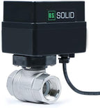 U.S. Solid Motorized Ball Valve- 1/2" Stainless Steel Ball Valve with Full Port, 9-36V AC/DC, 2 Wire Auto Return Setup, Normally Open (N/O) - Image 2