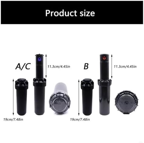 Gear Drive Rotor Sprinkler with Adjustable Sprayer Pattern ，Compatible for Turf Sports Field(QZ70 Underground SPR) - Image 6