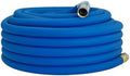 Wiseflow Garden Hose 75FT x 3/4", Heavy Duty Rubber Hose, Water Hose with Five Layered Braiding, Male Female Fittings, 1200PSI Burst, 300PSI Working for Yard, Car Wash, Pets (Blue) by Unknown