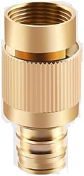 5pcs/10pcs Spray Nozzle Water Gun Brass High Pressure Direct Spray Sprinkler Quick Connector 1/2'' Garden Hose Adjustable Pressure Washer(Burgundy) by Unknown