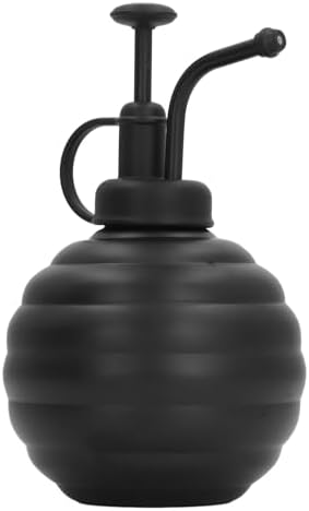flexman Plant Mister Spray Bottle 400ml Stainless Steel Plant Sprayer Mister with Top Pump for Indoor House Air Plants Succulents Outdoor Garden (Black) by flexman