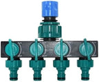 Hoses Connector Garden Hose Distributor 4-Way Faucet Hose Water Distributor Faucet Connector G1/2 G3/4 G11PCS(C-1) - Image 6