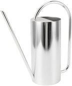 Watering Can, Wide Application Rustproof Long Spout Watering Pot Stainless Steel for Garden (Stainless Steel Color) - Image 5