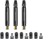 High Pressure Hose Nozzle, Adjustable Water Spray Gun with 3 Spray Modes, Metal Garden Hose Sprayer for Car Wash, Plants Watering, Patio, Floor & Outdoor Cleaning(6pcs) by Unknown
