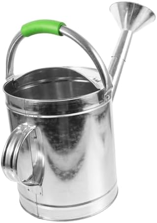 Vintage Stainless Steel Handheld Watering Can Xmas 5l for Flowers by PHENOFICE