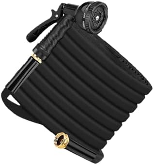 50FT Non-Expanding Garden Hose,Flexible Ultra-Light Water Hose,Multiple Layer PVC,Burst-Regular Lead-Free, Anti-Kink, High-Pressure Freeze Strong Water Hose by Unknown