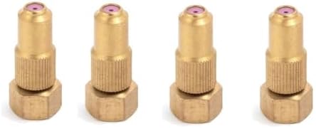 High Pressure Nozzle Brass Water Pipe Nozzle for Garden Hoses | Adjustable Features | Fits Standard Hoses, Garden Sprayers, Nozzles Brass Ceramic Spray disc 5pc by Unknown