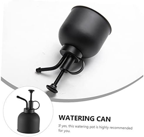 Vintage Black Stainless Steel Plant Mister Spray Bottle for Indoor Use - Image 3