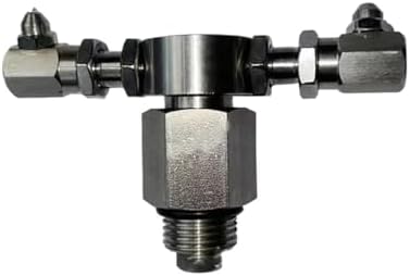 Stainless Steel 360 Degree Rotating Nozzle Intelligent Rotating Nozzle 200bar High Pressure for Car Washing Machine(3/4 Circular 1.5mm) by Unknown