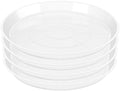 OUPSAUI 4 Pack Clear Plant Saucer 4 6 8 10 12 14 16 18 20 22 Inch Plant Trays for Pots, Plastic Extra Large Planter Saucers for Outdoors Indoors, Drip Catcher Water Tray for Plants (16 Inch) by OUPSAUI