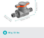 Gardena Coupling with regulating Valve: Hose Coupling for continuously regulating and shutting Off The Water Flow in The Hose Route, Range Regulation of a Sprinkler (18266-20) - Image 3