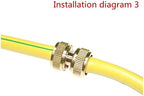 Hose Joint Connector Kit Brass Repair Connector Car Wash 1/2 Inch Hose Extension Pipe Connector Garden Water Pipe Connector 1 - Image 6