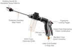 Home High-Pressure Car Wash Water with Booster Nozzle and Hose Heavy-Duty Washer for Garage Floor and Concrete. 360° Nozzle, 4 Spray Modes. - Image 3