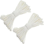 Zerodeko 2pcs Self-Watering Cotton Rope for Indoor Plants and Potted Plants, Polyester Cotton Material, Consistent Moisture Without Electricity, for Hydroponic and Home Use by Zerodeko