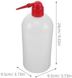 Plastic Wash Bottles 6 Pack 1000ml with Narrow Mouth - Image 2