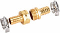 Green Thumb 3/4 Inch Brass Hose Coupler Repair Kit with Clamps (10) by Unknown