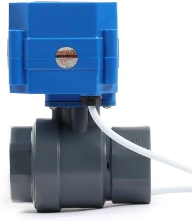 U.S. Solid 1 in UPVC Motorized Ball Valve, AC 110 V, 2-Wire Auto Return, Normally Closed, Standard Port 20 mm Bore, IP65 - Image 2