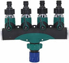 Hose Connector Adapter 1 Set Of Water Kits 3/4 Inch Standard Thread Straight Y 4 Way Connector Garden Irrigation System Accessories (Color : 4 Way Connector) - Image 6