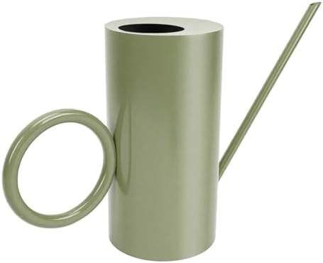 Dpofirs No Spills Watering Can for Indoor Gardening | Stainless Steel Long Spout 33.5cm Pot for Succulents (Green) - Image 5