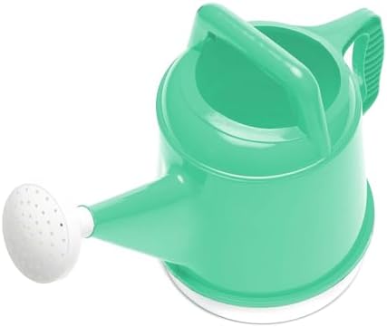Bloem Deluxe 2 Gallon Plastic Watering Can - Indoor/Outdoor with 256 Fl Oz Capacity, Removable Nozzle, Shatterproof, Mint Green - Image 6