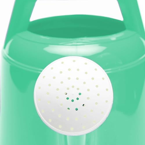 Bloem Deluxe 2 Gallon Plastic Watering Can - Indoor/Outdoor with 256 Fl Oz Capacity, Removable Nozzle, Shatterproof, Mint Green - Image 4