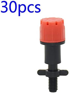 Gardening Watering System Tools 50-300pcs Garden Adjustable Nozzle with T-Shaped Barb Connector for Drip Irrigation Watering Sprinkler Drip Tip Dripper Flowerbed (Color : B x 50pcs) - Image 2