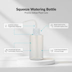 Precision Squeeze Watering Bottle with Narrow Nozzle, Durable POM Plastic for Indoor Plants, White - Image 4