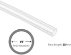 1/2" ID Silicon Tubing, JoyTube Food Grade Silicon Tubing 1/2" ID x 3/4" OD 25 Feet High Temp Pure Silicone Hose Tube for Home Brewing Winemaking - Image 2