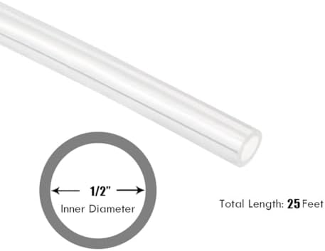 1/2" ID Silicon Tubing, JoyTube Food Grade Silicon Tubing 1/2" ID x 3/4" OD 25 Feet High Temp Pure Silicone Hose Tube for Home Brewing Winemaking - Image 2