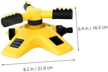 2pcs Rotating Garden Sprinkler with Weighted Base Propeller Watering Tool for Even Lawn Irrigation Water-Saving System for Uniform Coverage - Image 4
