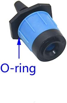 Garden Sprinkler 20Pcs Adjustable 360 Degree Nozzles O Ring Drip Irrigation - Image 2