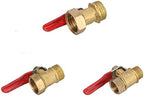Hose Connector Adapter 1/2" Male To Female Threaded Brass Ball Valve Agriculture Garden Water Pipe Switch Water Flow Water Stop Connector 2 Pieces (Color : Silver) - Image 4