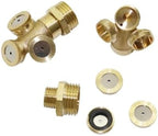 1PC 1/2" Misting Nozzle Brass Atomizing Spray Fitting Nebulizer Hose Connector Adjustable Garden Irrigation - Image 3