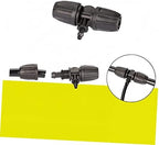 50Pcs Black Plastic Hose Connector Joint for Drip Micro Tubing - Image 5