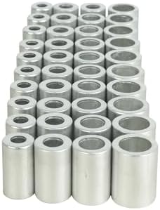 40PCS Reduced Hose Ferrule Set #6#8#10#12 Size Aluminium Hose Jacket - Image 4
