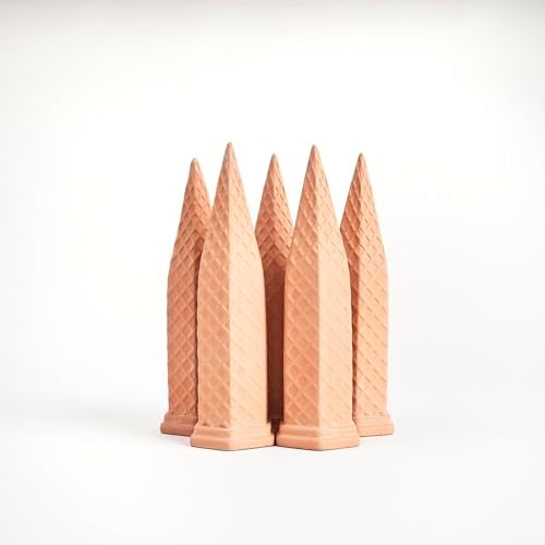 Lawnifi Terracotta Plant Watering Spikes, Watering Solution for Indoor & Outdoor Plants, 5 Pack - Image 4