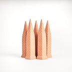 Lawnifi Terracotta Plant Watering Spikes, Watering Solution for Indoor & Outdoor Plants, 5 Pack - Image 4